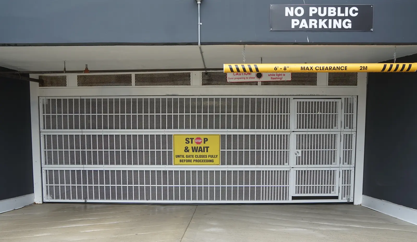 strata · burnaby parkade gate install
